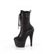 ADORE-1040SPF - platform ankle boot - black with pattern | Pleaser