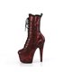 ADORE-1040SPF - platform ankle boots - red/black with pattern | Pleaser