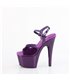 ADORE-709GP - Platform High Heel Sandals - Purple shiny with Glitter | Pleaser