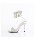 CHIC-47 - Sandalette - Silber mit Strass | Fabulicious