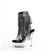 DELIGHT-1017RSF - platform ankle boots - black with rhinestones | Pleaser