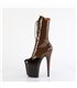 FLAMINGO-1054DC - Platform ankle boot - brown shiny | Pleaser