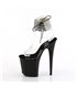 FLAMINGO-891-2RS - Platform high heel sandal - black shiny with rhinestones | Pleaser