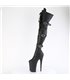 INFINITY-3028 - Platform Overknee Boots - Black Matt | Pleaser