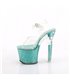 LOVESICK-708SG - Platform high heel sandal - turquoise glitter | Pleaser
