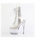 STARDUST-1021C-7 - Platform ankle boots - clear with rhinestones | Pleaser