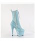 ADORE-1040GR - platform ankle boots - blue with glitter | Pleaser