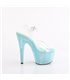 BEJEWELED-708RRS - Platform high heel sandal - turquoise with rhinestones | Pleaser