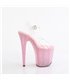 BEJEWELED-808RRS - Platform high heel sandal - pink with rhinestones | Pleaser