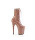 FLAMINGO-1040TT - Plateau Stiefelette - Beige/Weiß | Pleaser