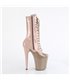 FLAMINGO-1054DC - Enkellaarzen met plateauzool - beige/bruin | Pleaser