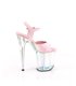 FLAMINGO-809HT - Platform High Heel Sandal - Pink Holographic | Pleaser