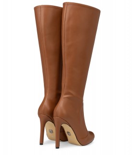 Michael Soul Ariana klassische Stiletto Stiefel braun matt