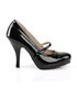 Mary Janes PINUP-01 - Lack Schwarz