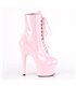 Plateau Stiefelette ADORE-1020 - Lack Baby Pink