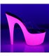 Plateau High Heels ADORE-701UVG - Neon Pink