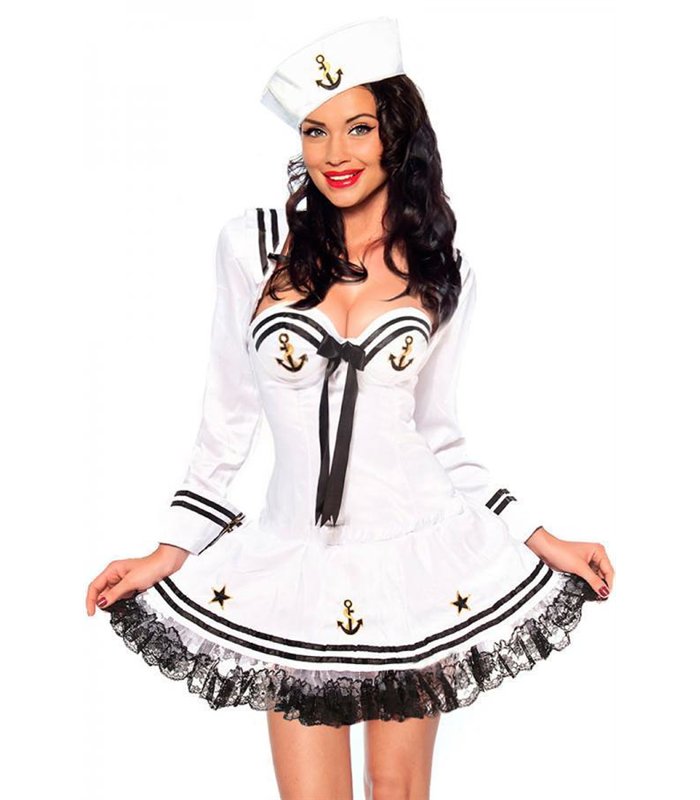 Navy Costume white/black Navy