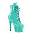 ADORE-1020 - Platform Ankle Boots - Turquoise | Pleaser