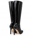 Michael Soul Donna klassische Stiletto Stiefel schwarz lack