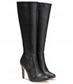 Michael Soul Donna - Klassische Stiletto Stiefel in schwarz matt
