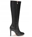 Michael Soul Donna - Klassische Stiletto Stiefel in schwarz matt