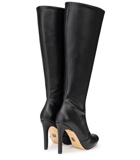 Michael Soul Donna - Klassische Stiletto Stiefel in schwarz matt