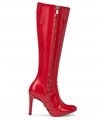 Michael Soul Donna klassische Stiletto Stiefel rot lack