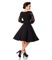 elegante jurk met kanten mouwen | Atixo