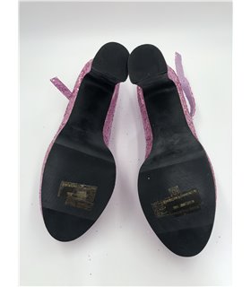 Retro Plateau Pumps MARYJANE-50G - Pink gebraucht