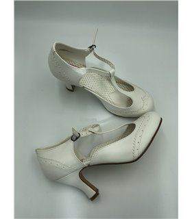 Pumps FLAPPER-26 Weiß gebraucht