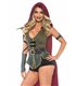 Kostüm Robin-Hood-Dame mehrfarbig