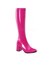 Retro Boots GOGO-300 - Patent hot pink SALE