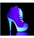 Canvas High Heel Sneakers DELIGHT-600SK-02 - Rosa