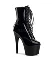 Platform Ankle Boots ADORE-1020 - Patent Black SALE