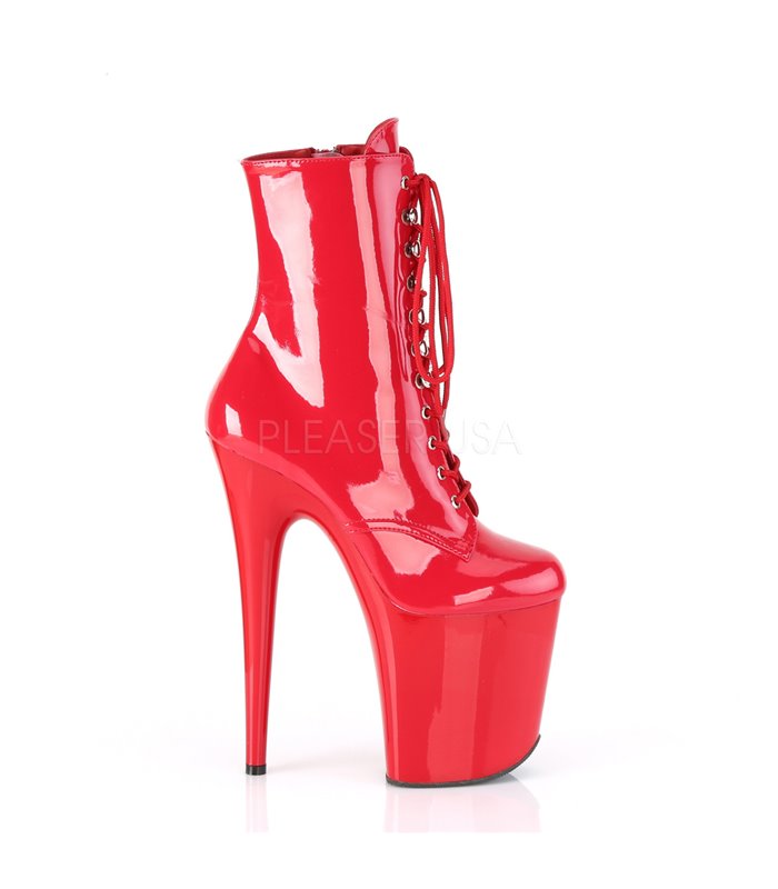 Extrem Plateau Heels  FLAMINGO-1020 - Lack Rot