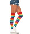 Rainbow over the knee socks