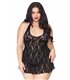 Halter Rose Lace Dress+