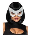 Faux rhinestone cat mask