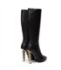 Giaro platform boots Adaline black matt