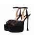 Giaro platform sandal Gala black