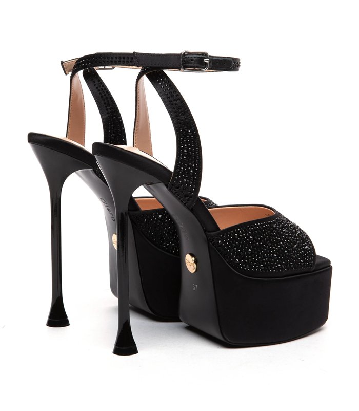 Giaro platform sandal Gala black