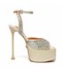 Giaro platform sandal Gala cream