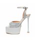 Giaro platform sandal Gala white