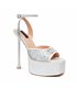 Giaro platform sandal Gala white