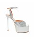 Giaro platform sandal Gala white