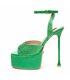 Giaro platform sandal Gala green