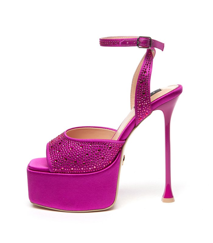 Giaro platform sandal Gala Fuchsia