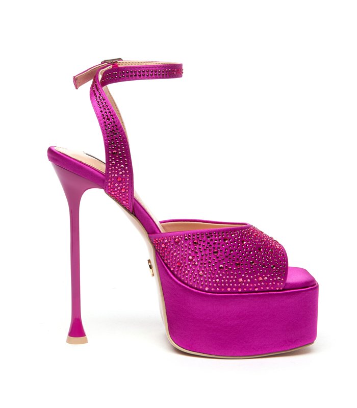 Giaro platform sandal Gala Fuchsia