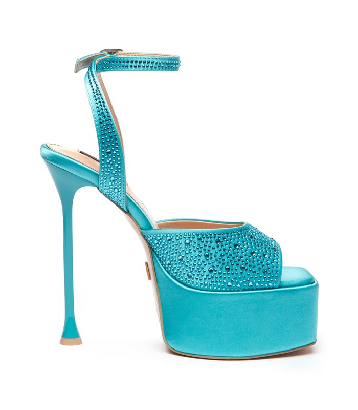 Giaro platform sandal Gala blue