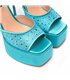 Giaro platform sandaal Gala blauw